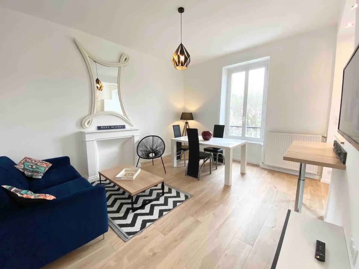 Le Deco - Confort - Wifi - Luminosite - Entre Gare Et Centre Quimper Luaran gambar